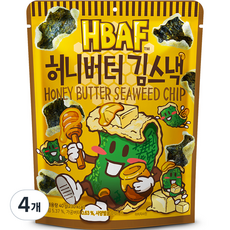 바프 허니버터 김스낵, 40g, 4개