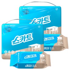 스카트 주방 식탁 전용 물티슈 40p, 8개