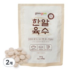 곰곰 한알 육수 3g 70입, 210g, 2개