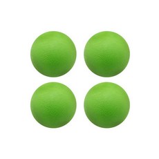 스포홀릭 싱글 TPE 마사지볼 라크로스볼, 그린, 4개