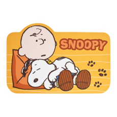 MORINO 摩力諾 SNOOPY 史努比超吸水薄型止滑踏墊 SN701 490g, 休閒, 1個