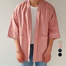 남자여름린넨가디건