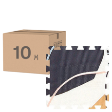 LOG 樂格 XPE巧拼墊, 30x30公分 10片組, 無毒環保高分子材質, 30 x 30cm, 小怪獸, 1箱