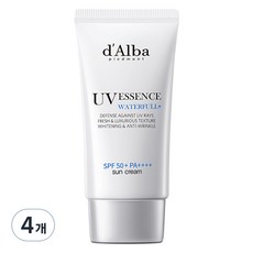 달바 워터풀 에센스 선크림 SPF50+ PA++++, 50ml, 4개