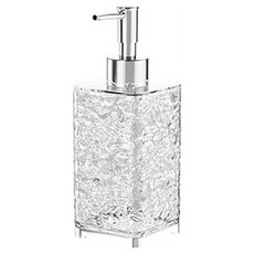 MONACO OLIVE 吊燈方形洗滌劑分配器 400ml, 1個, 透明