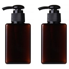 지앤와이 로션 펌프 공병 100ml, 2개, 브라운