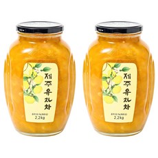 다하 제주 유자차, 2.2kg, 2개 2.2kg, 1개입, 2개