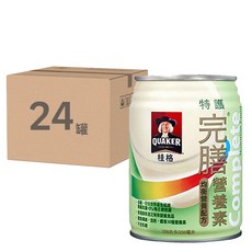 QUAKER 桂格 完膳 特護低糖, 250ml, 24罐