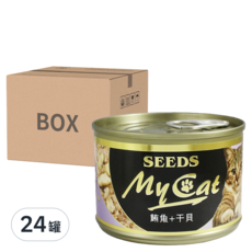 惜時 MyCat我的貓 大4號機能餐, 鮪魚+干貝, 170g, 24罐
