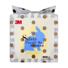 3M 安全防撞地墊, 黃底藍 款式隨機, 1組