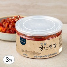입술젓갈 창난젓, 400g, 3개
