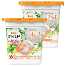 Bold 4D 超濃縮洗衣球 柑橘 + 馬鞭草, 11顆, 2盒