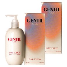 젠틸 유아용 자연추출물 무향 바디로션, 300ml, 2개