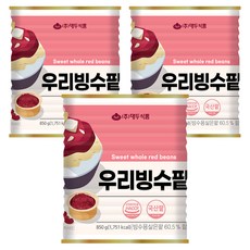 大豆食品 Woori Bingsu 紅豆, 850g, 3個