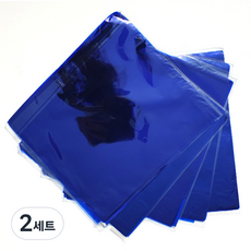彩色包裝紙 藍色 50個入*5包, 23 x 25 厘米, 2套