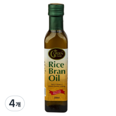 골든필드 100% 현미유, 4개, 250ml