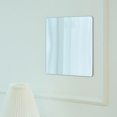 comet 壁掛式黏貼用壓克力鏡子 30*30cm, 單色