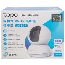 tapo TP-LINK 旋轉式 WiFi攝影機, C200, 1個
