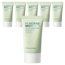 후시다인 더마 트러블 징크 카밍 선크림 SPF50+ PA++++, 6개, 50ml