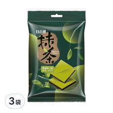 甘百世抹茶巧克力糖，雙層新口感，抹茶與可可, 70g, 3袋