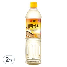 샘표 합성향 없는 현미식초, 900ml, 2개