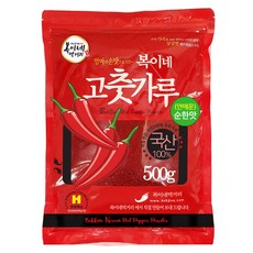 복이네먹거리 국산 순한맛 안매운 어린이 반찬용 고춧가루, 500g, 1개