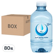 Nu-Pure 澳洲泉水, 250ml, 40瓶, 80瓶