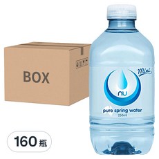 Nu-Pure 澳洲泉水, 250ml, 40瓶, 160瓶