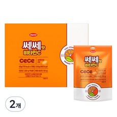 한미사이언스 쎄쎄맛 비타민C 5p, 200g, 2개, 오렌지맛