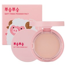 me.factory Soft Finish 蜜粉餅，粉紅色，控油，提亮膚色，含珊瑚粉，甜蜜桃子香味, Pink, 1個