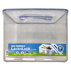 LocknLock 樂扣樂扣 PP手提保鮮盒 12L, 1個, 透明