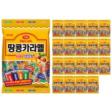 크라운 땅콩 카라멜 20p, 120g, 20개
