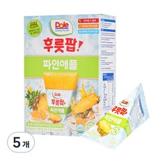 돌 후룻팝 파인애플 8p, 62ml, 5개
