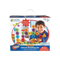Learning Resources 轉轉齒輪建構系列 進階組 100片 Set, 3歲以上, 1組
