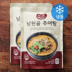 건강담은 남원골 추어탕 1~2인분 (냉동), 500g, 2팩 - 미꾸라지퓨레