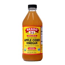 BRAGG 有機蘋果醋, 未過濾生醋 含醋母 酵素 946ml, 473ml, 1瓶