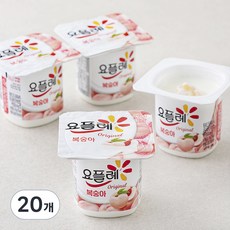 요플레 복숭아 멀티 85g, 20개