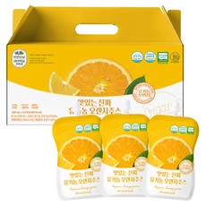 유기농마루 맛있는 진짜 유기농 오렌지 주스, 20개, 100ml