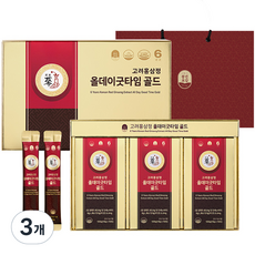 풍년보감 6년근 고려홍삼정 올데이굿타임 골드 30포 선물세트+쇼핑백 진세노사이드 15mg 홍삼스틱