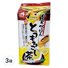 OSK 小谷穀粉 玉米茶包 北海道產100%玉米, 6.5g, 20包, 3袋