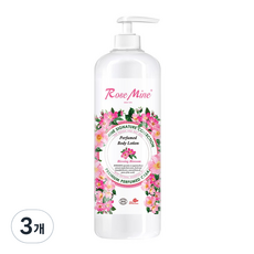 로즈마인 퍼퓸드 바디로션 블레싱블러썸, 1L, 3개