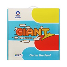Uncle Bubble 安可堡 巨型泡泡圈 MEGA LOOP, 室內外皆宜，附四倍濃縮泡泡水, GIANT系列, 1盒