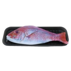 Simply Ji魚形筆袋, 紅色, 1個