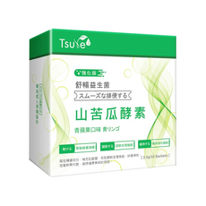 Tsuie 日濢 舒暢益生菌山苦瓜酵素 強化版, 花蓮4號山苦瓜, 酵素幫助調整體質，排便順暢，告別卡卡人生, 37.5g, 1盒