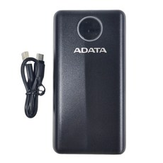 ADATA 威剛 快充行動電源 PD + QC, P20000QCD, 黑色