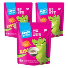 푸디버디 유아용 한우 설렁탕, 180g, 3개