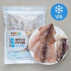 딜리조이 국산 개별 포장 손질 오징어 ( 냉동), 800g, 1개