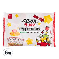 베이비스타 라면과자 오리지널 5p, 180g, 6개