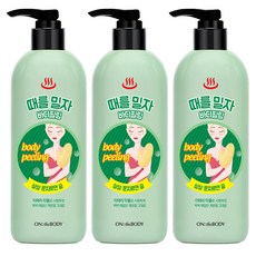 온더바디 때를밀자 바디필링 바디스크럽, 500ml, 3개