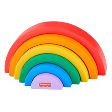 fisher-price 費雪 木製彩虹疊疊樂 Set, 1組